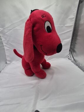 Red Plush Dog Toy - Soft Pet Plushie